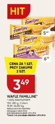 Wafle gofrowe Familijne promocja w Chata Polska