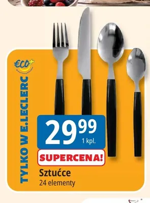 Sztućce ECO+ promocja w Leclerc