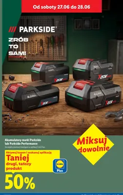Akumulator Parkside Performance 20V 12Ah promocja w Lidl