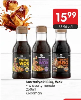 Sos teriyaki BBQ Honey & Smoky Kikkoman promocja w Market Point