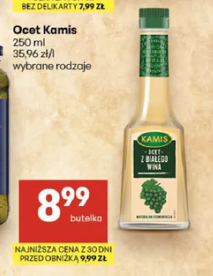 Ocet z białego wina Kamis promocja w Delikatesy Centrum