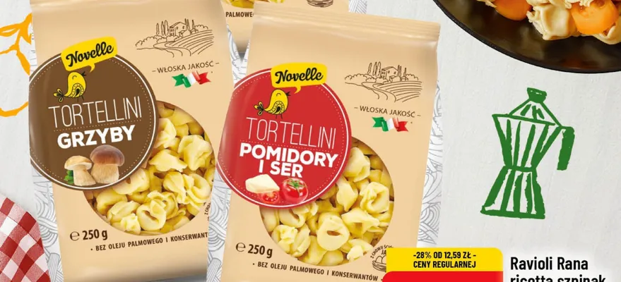 Makaron Tortellini Pomidor i Ser promocja w POLOmarket