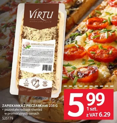 Zapiekanka z pieczarkami 235 g promocja w Selgros