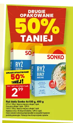 Ryż biały Sonko promocja w Twój Market