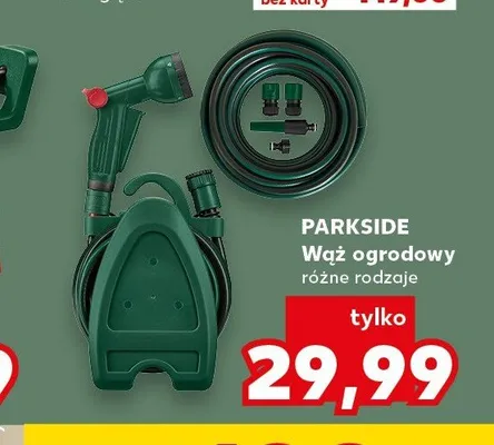 Wąż ogrodowy Parkside promocja w Kaufland