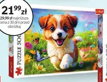 Puzzle Trefl 500 Piesek promocja w Empik