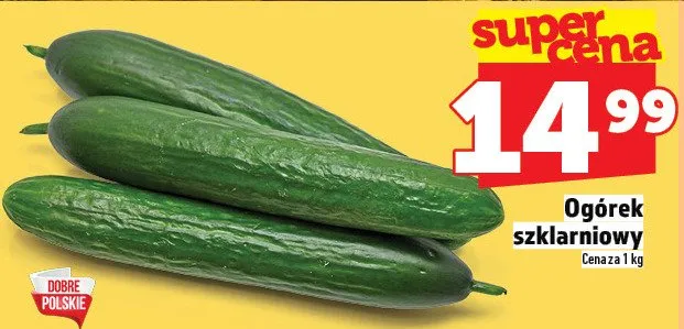 Ogórek szklarniowy promocja w TOPAZ
