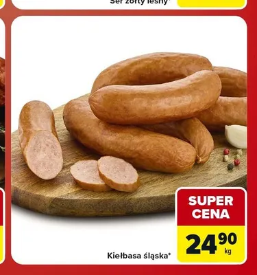 Kiełbasa śląska promocja w Carrefour Market