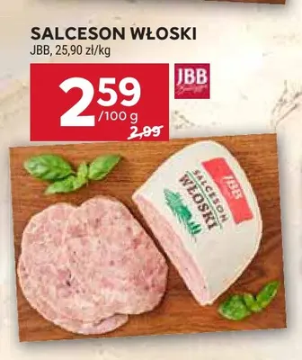 Salceson włoski JBB promocja w Stokrotka
