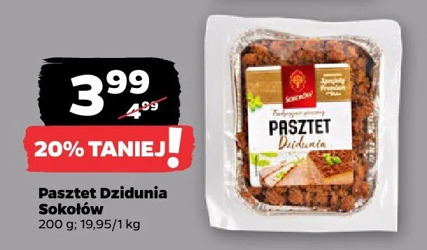 Pasztet Dzidumia promocja w Netto