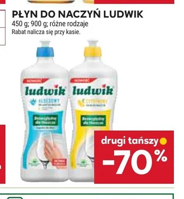 Płyn do naczyń Ludwik cytrynowy promocja w Stokrotka
