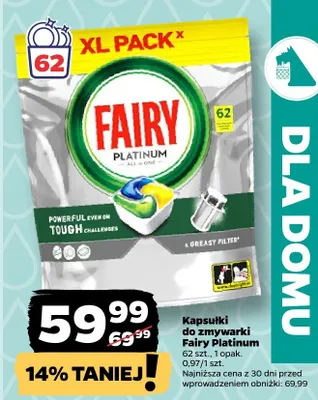 Kapsułki do zmywarki Platinum promocja w Netto