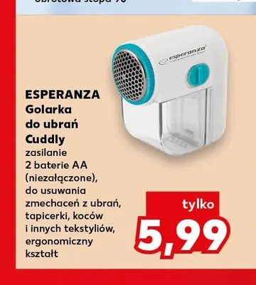Golarka do ubrań Cuddly Esperanza promocja w Kaufland