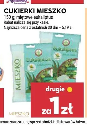 Cukierki MIESZKO miętowe eukaliptus promocja w Stokrotka