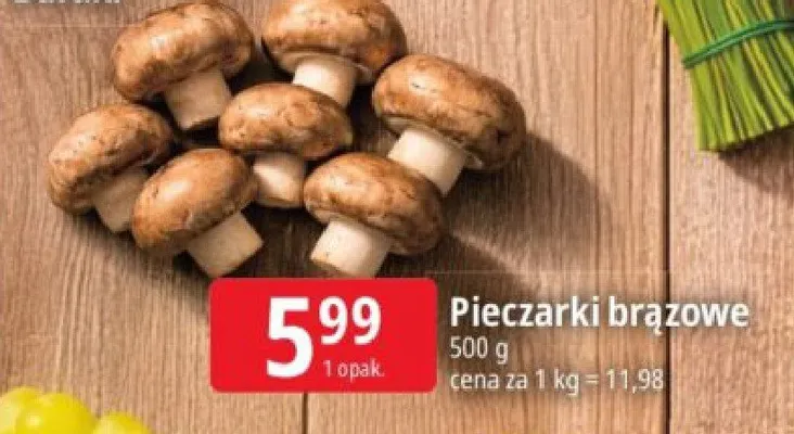 Pieczarki brązowe promocja w Leclerc