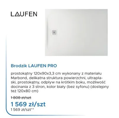 Brodzik LAUFEN PRO promocja w Blu Salony Łazienek