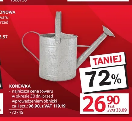 Konewka promocja w Selgros