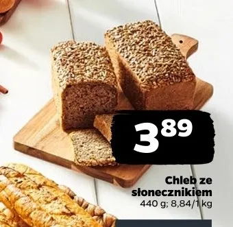 Chleb ze słonecznikiem promocja w Netto