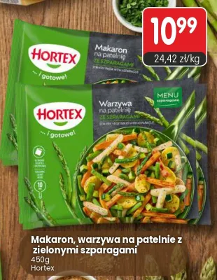 Makaron na patelnię z zielonymi szparagami Hortex promocja w Market Point