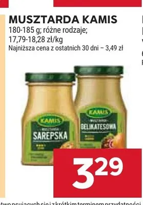Musztarda Kamis sarepska promocja w Stokrotka