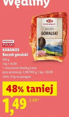 Boczek góralski KABANOS promocja