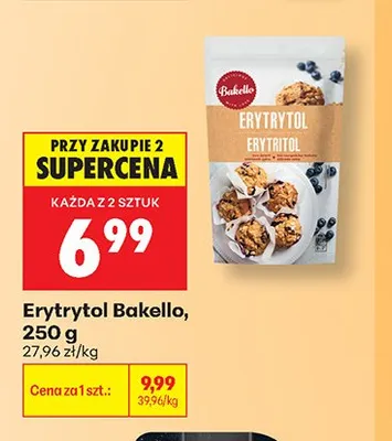 Erytrytol Bakello promocja w Biedronka