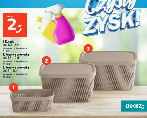 Koszyk poj. 1,3 l promocja w Dealz