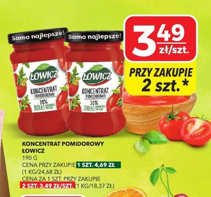 Koncentrat pomidorowy promocja w Top Market