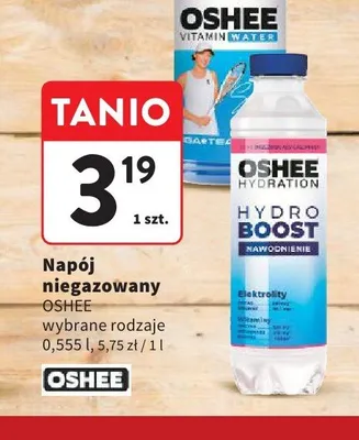 Napój niegazowany Oshee Hydro Boost promocja w Intermarche