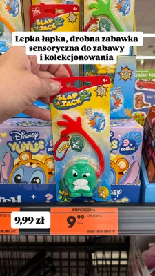 Zabawka sensoryczna lepka łapka do zabawy i kolekcjonowania promocja w Biedronka