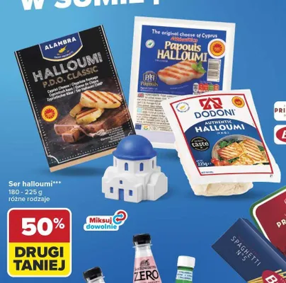 Ser halloumi Papouis promocja w Carrefour