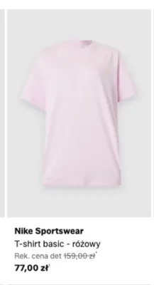 T-shirt basic Nike Sportswear różowy promocja w Lounge by Zalando