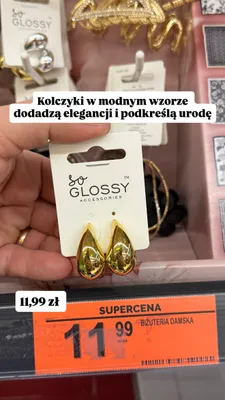 Kolczyki promocja w Biedronka