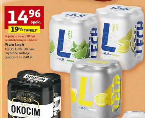 Piwo okocim mocne promocja w Auchan