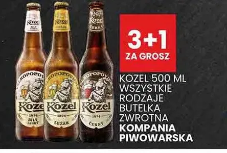 Piwo Kozel Ležák promocja w Wafelek