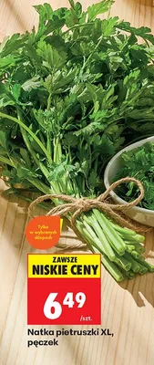 Natka pietruszki XL pęczek Biedronka promocja w Biedronka