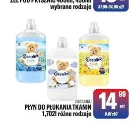 Płyn do płukania tkanin Coccolino promocja w Tomi Markt