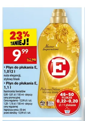 Płyn do płukania E harmonia kwiatów promocja w Twój Market