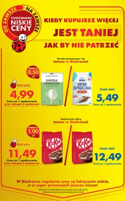 Skrobia ziemniaczana Płony Natury promocja w Biedronka