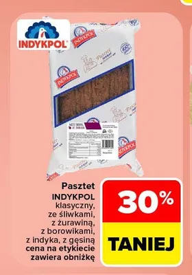 Pasztet z gęsiną Indykpol promocja w Carrefour Market