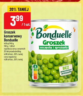 Groszek konserwowy Bonduelle promocja w POLOmarket