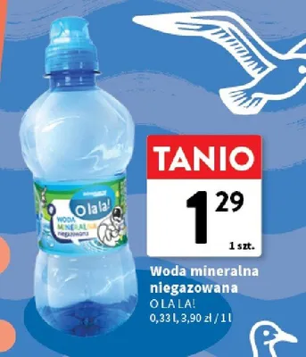 Woda mineralna niegazowana O La La! promocja w Intermarche