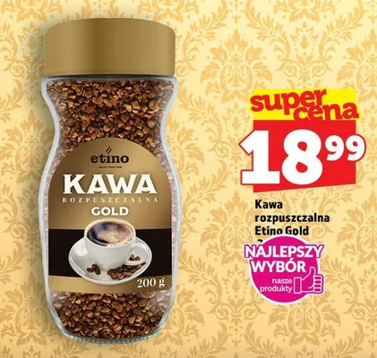 Kawa rozpuszczalna Etino Gold promocja w TOPAZ