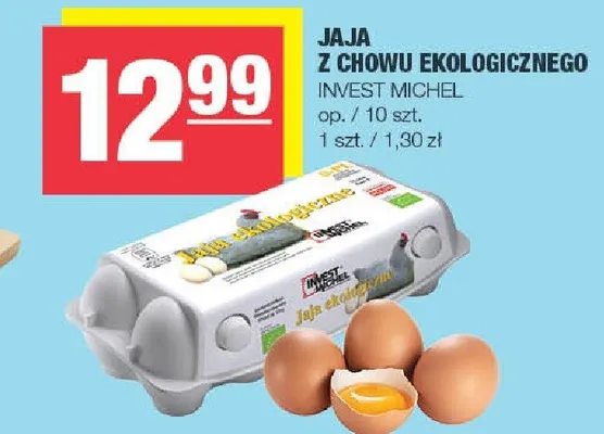 Jaja z chowu ekologicznego promocja w SPAR