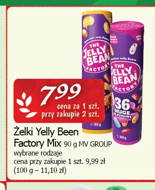 Żelki Yelly Been Factory Mix The Jelly Bean promocja w CEZAR Delikatesy