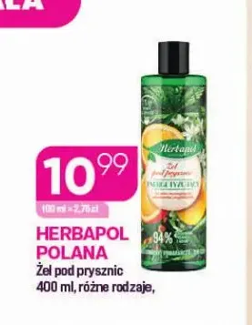 Żel pod prysznic Herbapol Polana promocja w Drogerie Koliber