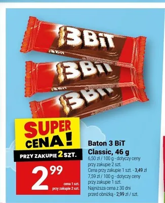 Baton 3 BiT Classic promocja w Twój Market