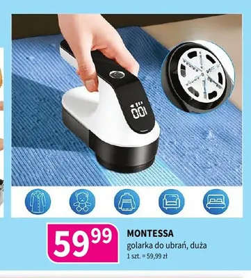 Golarka do ubrań duża Montessa promocja w Drogerie Polskie