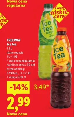 Ice Tea Freeway promocja w Lidl