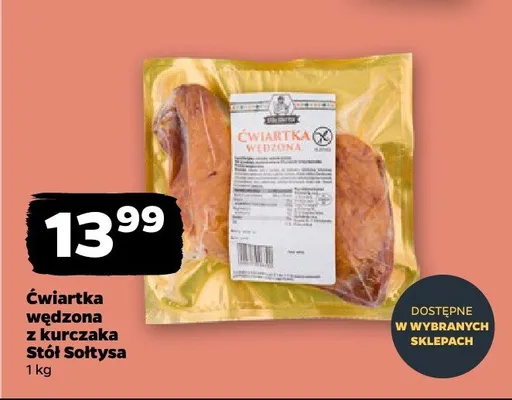 Ćwiartka wędzona z kurczaka promocja w Netto
